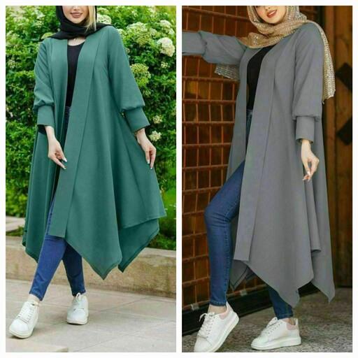 مانتو مشکی مدل ساحل  (36 تا 48)جنس حریر میله ای - مانتو حریر - مانتو دخترانه- مانتو جلوباز - مانتو زنانه- مانتو محرمی